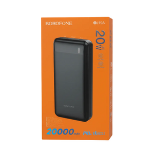 Power Bank 20,000 mAh Fast Charging (PD20W + QC 3.0) Black