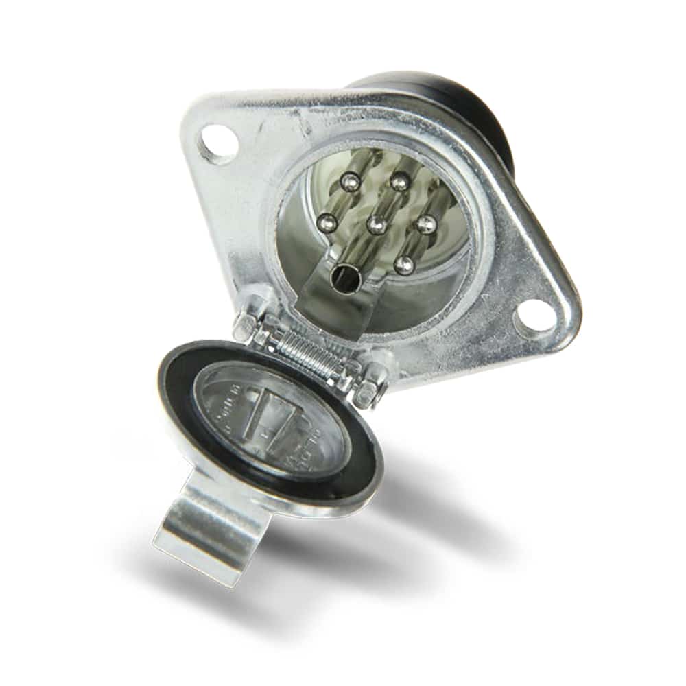 7-Pin 24V Special Aluminum Electrical Socket