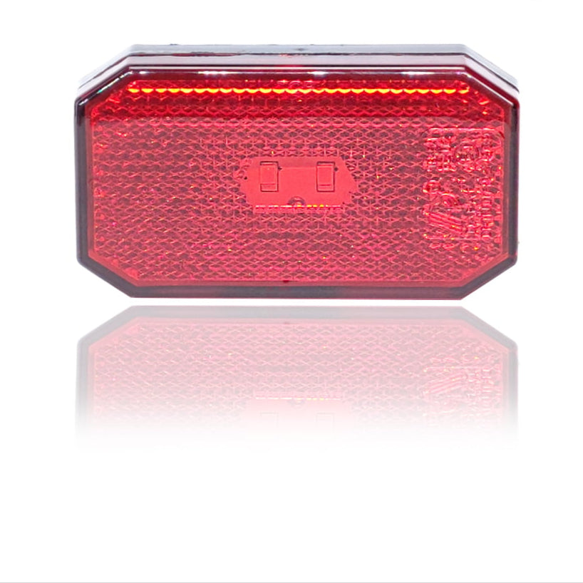 Rectangular LED Side Marker Lamp 2LED 12/24V