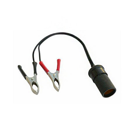 Standard Cigarette Lighter Socket with Battery Clamps