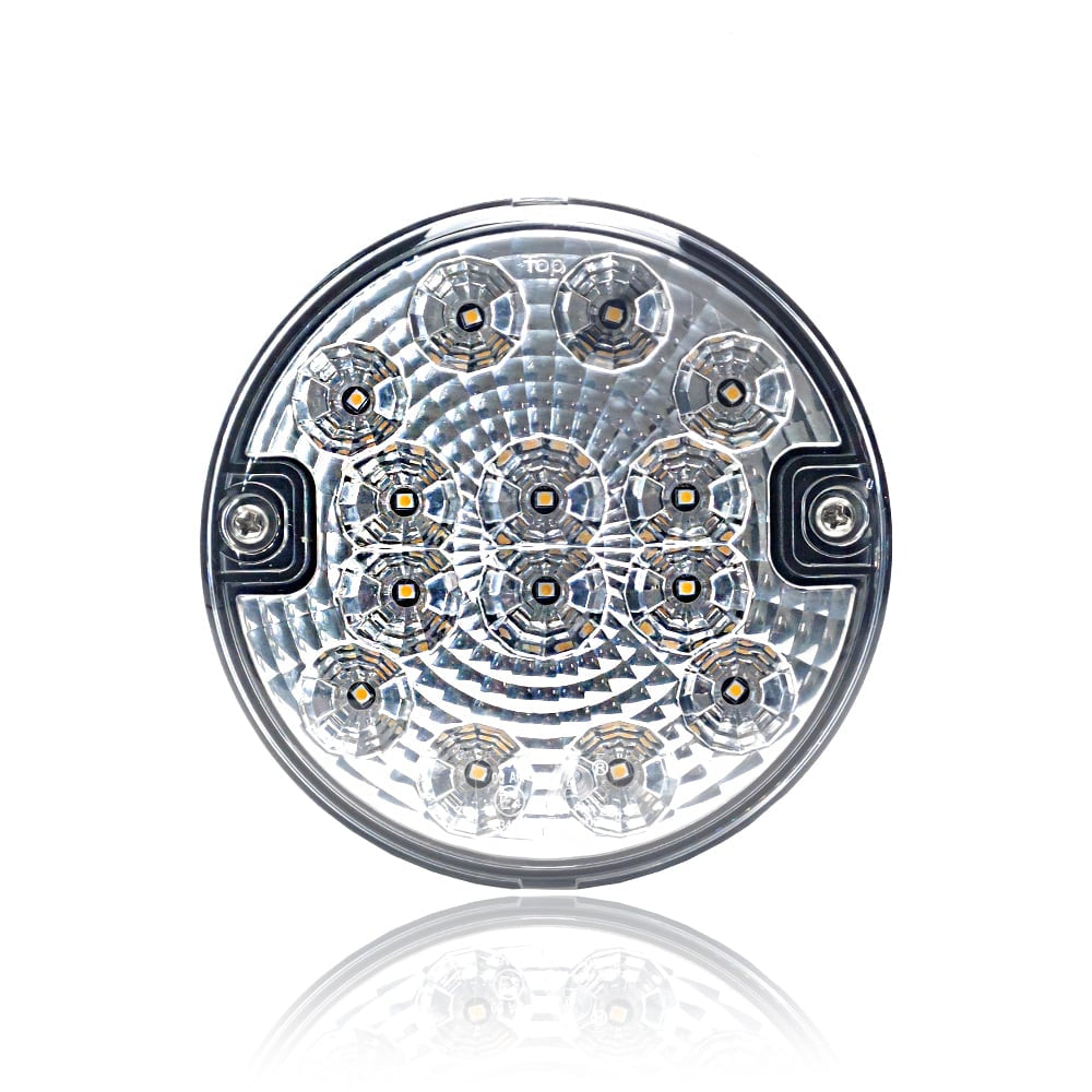 Large Round LED Reverse Lamp 12/24V